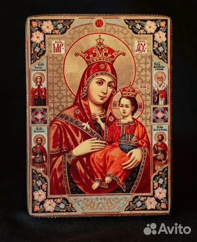 Подарочная икона Божией Матери "Вифлеемская" 15 см