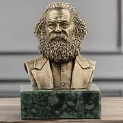 Бронзовый бюст «Карл Маркс» — оригинальный подарок — фотография 1