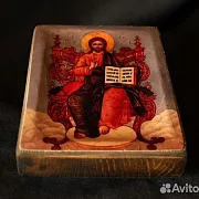 Подарочная икона Спасителя "Господь-Вседержитель на троне" — фотография 5