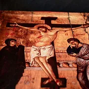 Подарочная икона "Распятие Иисуса Христа " +подставка — фотография 6