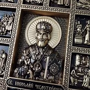 На память: Икона Святой Николай Чудотворец — фотография 6