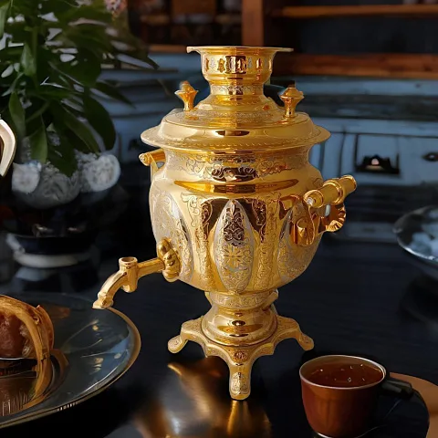 Расписной самовар. Златоуст — красивый подарок