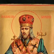 Икона Иоасафа Белгородского. Ручная работа — красивый подарок — фотография 3