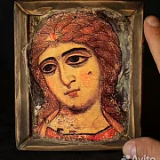 На память: Икона "Ангел Златые Власы" 15*13 см — фотография 1