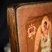 На память: Икона деревянная "Ангел Хранитель" — фотография 8