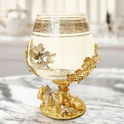 Бокал для коньяка "Мишки в лесу" — красивый подарок — фотография 1