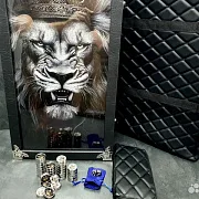 Нарды под стеклом «Царь зверей» — необычный подарок — фотография 3