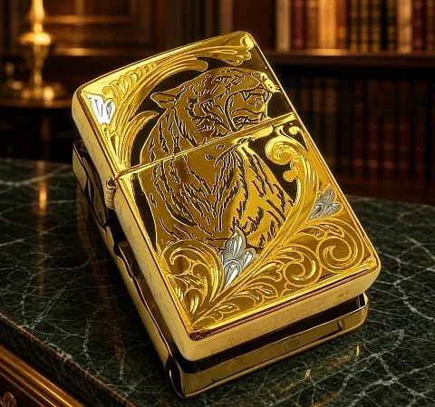 На память: Зажигалка Zippo "Тигр" № 4