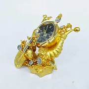 На память: Сувенирные часы «Грош цена» в золоте — фотография 3