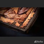 Икона "Распятие Иисуса Христа с предстоящими" — оригинальный подарок — фотография 7