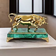 Бронзовая фигурка «Золотой Телец» — красивый подарок — фотография 1
