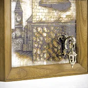 Ручная работа: Бронзовая картина «Серенада. Девушка» — фотография 2