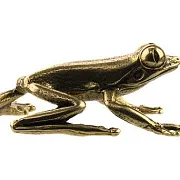 В подарок: Статуэтка «Тропическая лягушка» из бронзы, 25×51×55 мм — фотография 2