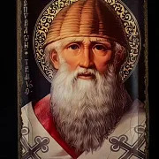 Икона Спиридона Тримифунтского. Ручная работа — необычный подарок — фотография 4
