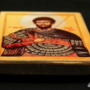 На память: Икона "Феодор Тирон - покровитель воинов" — фотография 2